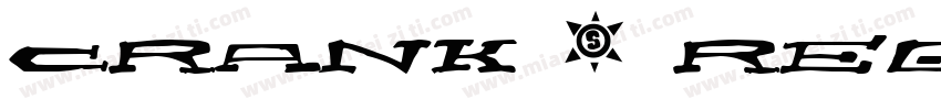 Crank 8 Regular Regular字体转换